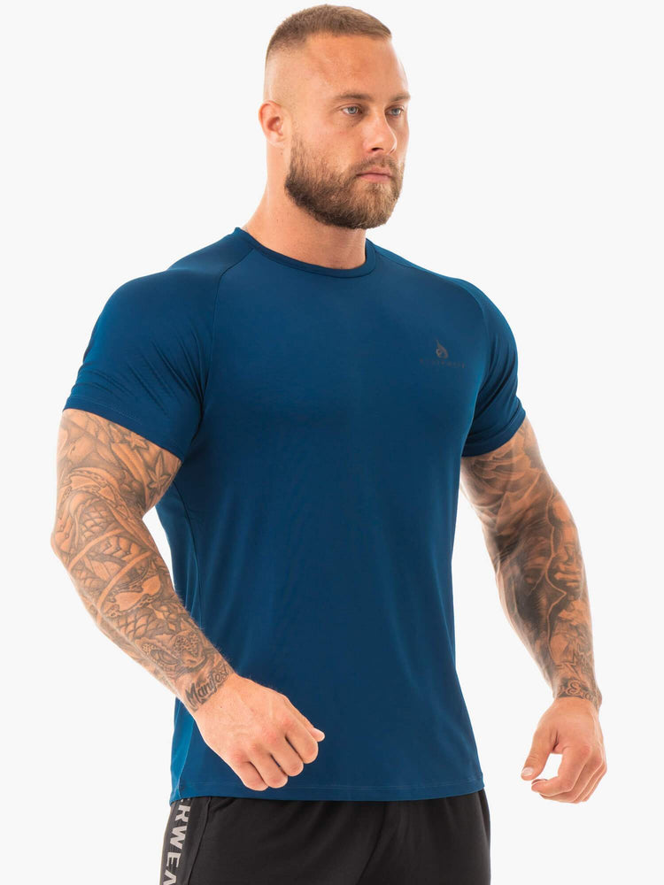 T Shirts Ryderwear Breeze Bleu Marine Homme | MNN-63777319