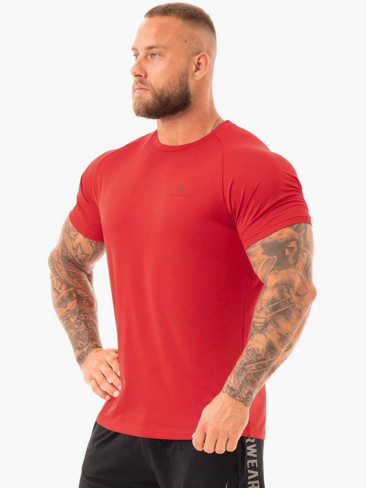 T Shirts Ryderwear Breeze Rouge Homme | GNW-46083358