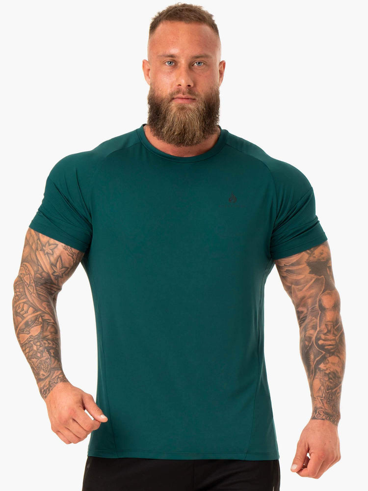 T Shirts Ryderwear Action Mesh Turquoise Homme | TTP-20798168