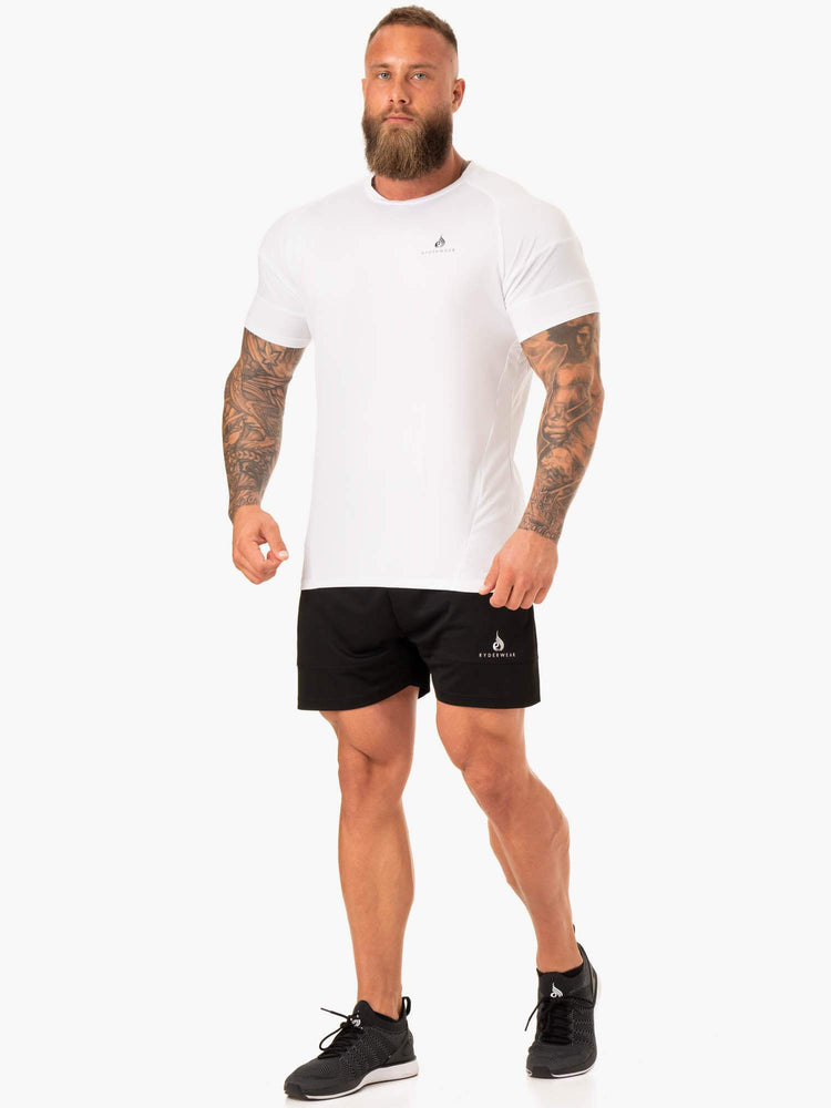 T Shirts Ryderwear Action Mesh Blanche Homme | XNP-43930436