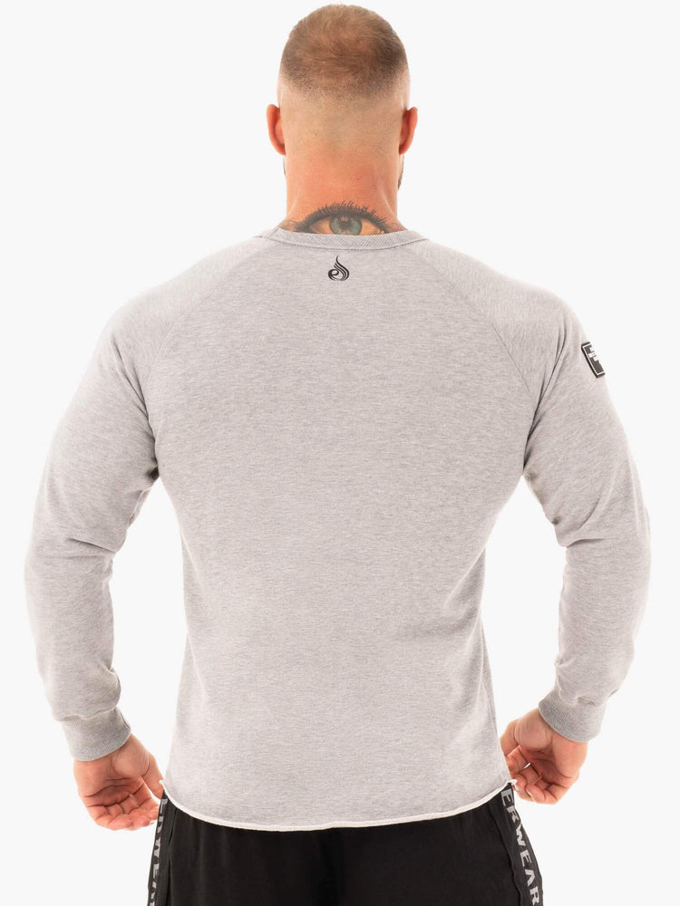 Chandails Ryderwear Athletic Crew Neck Grise Homme | ARZ-44210187