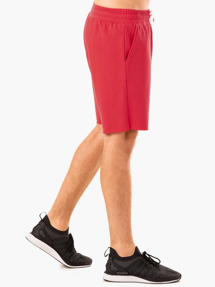 Shorts Ryderwear Recharge Piste Gym Rouge Homme | DPM-12056516