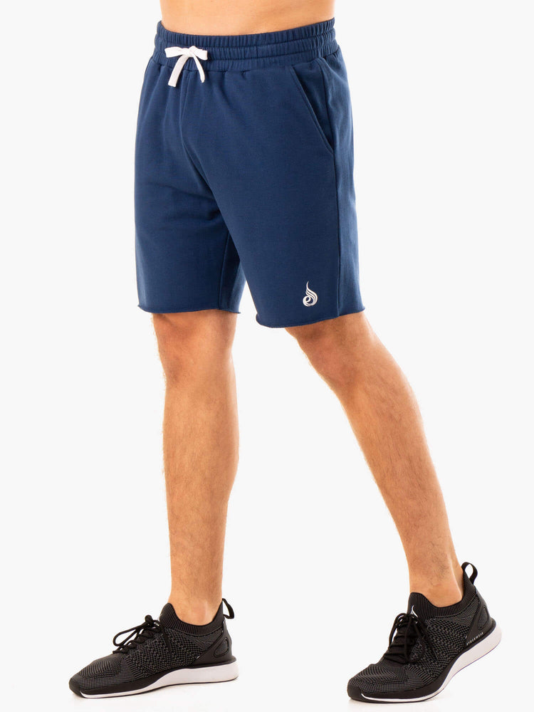 Shorts Ryderwear Recharge Piste Gym Bleu Homme | UEN-61936391