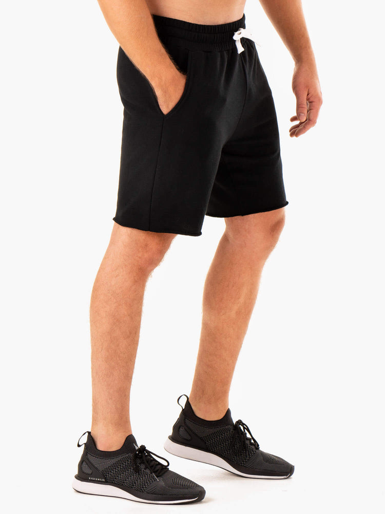 Shorts Ryderwear Recharge Piste Gym Noir Homme | WHE-01856514