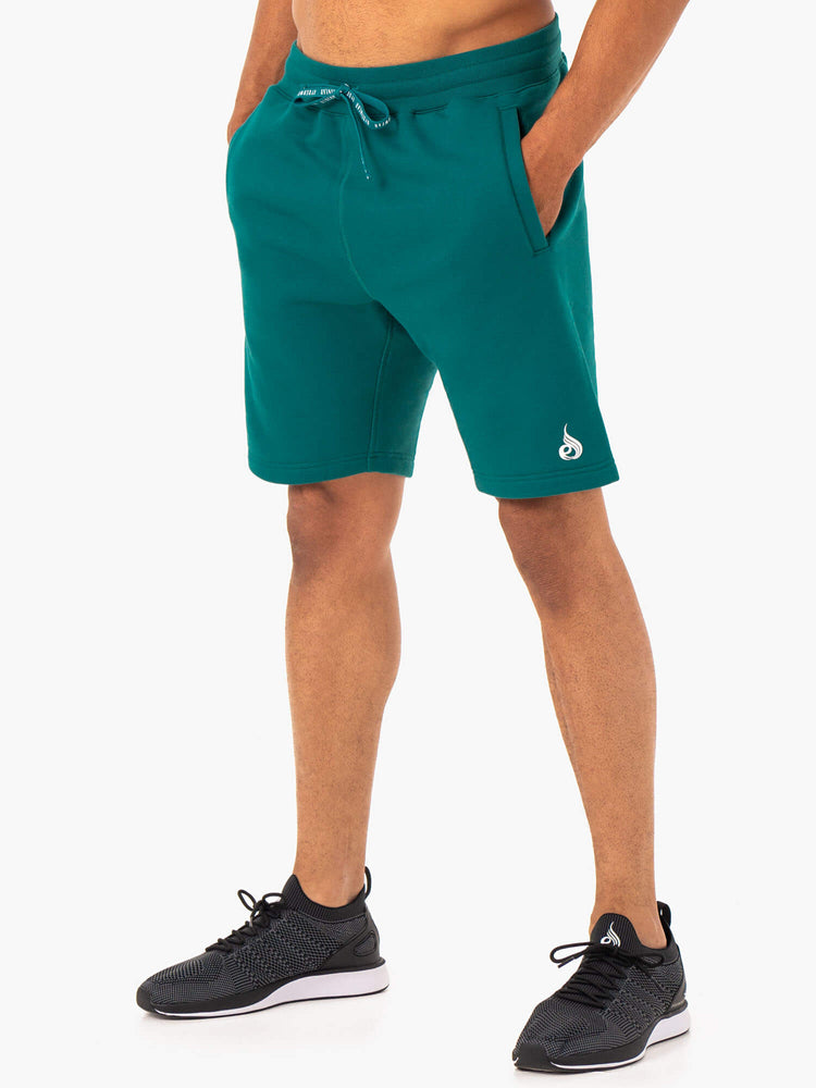 Shorts Ryderwear Recharge Piste Turquoise Homme | MKZ-90377659