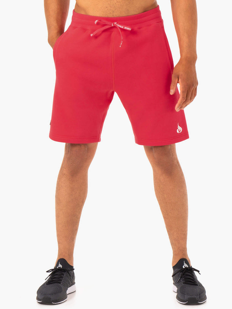 Shorts Ryderwear Recharge Piste Rouge Homme | IHH-53288257