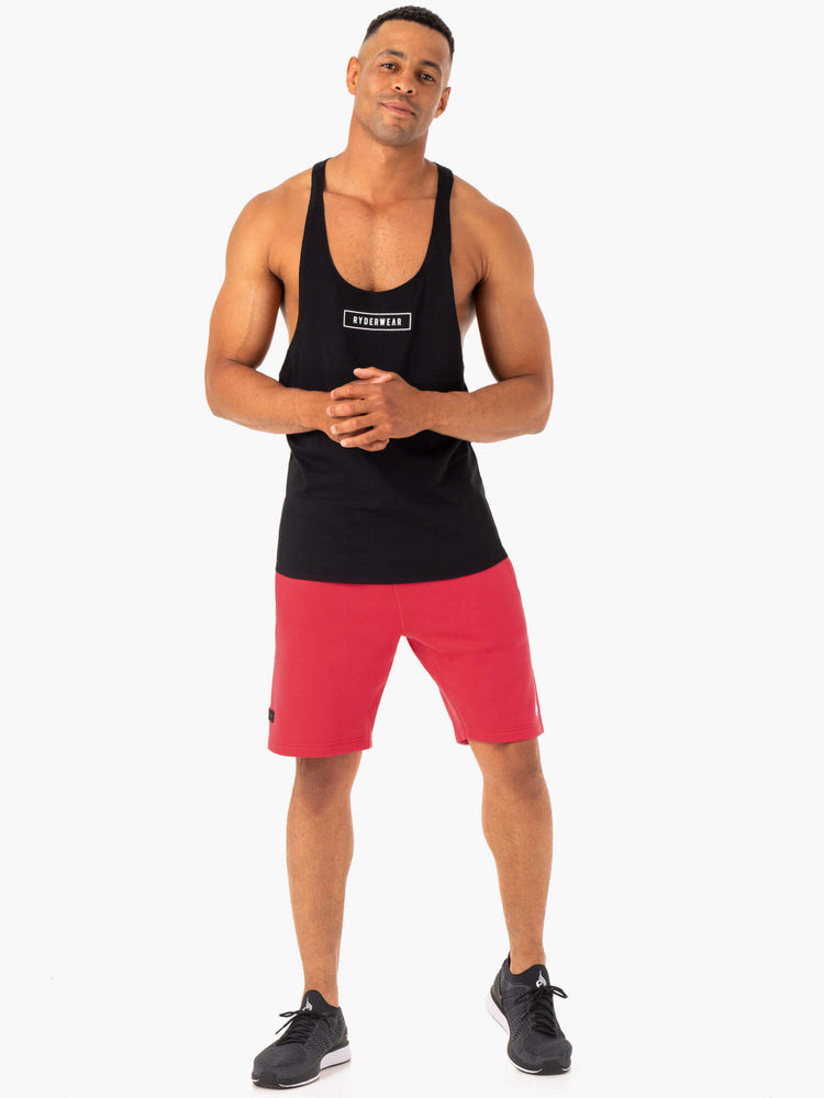 Shorts Ryderwear Recharge Piste Rouge Homme | IHH-53288257