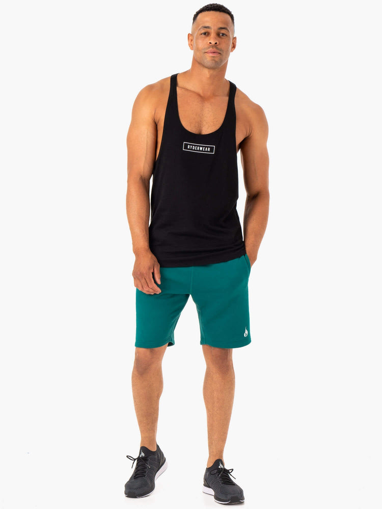 Shorts Ryderwear Recharge Piste Turquoise Homme | MKZ-90377659