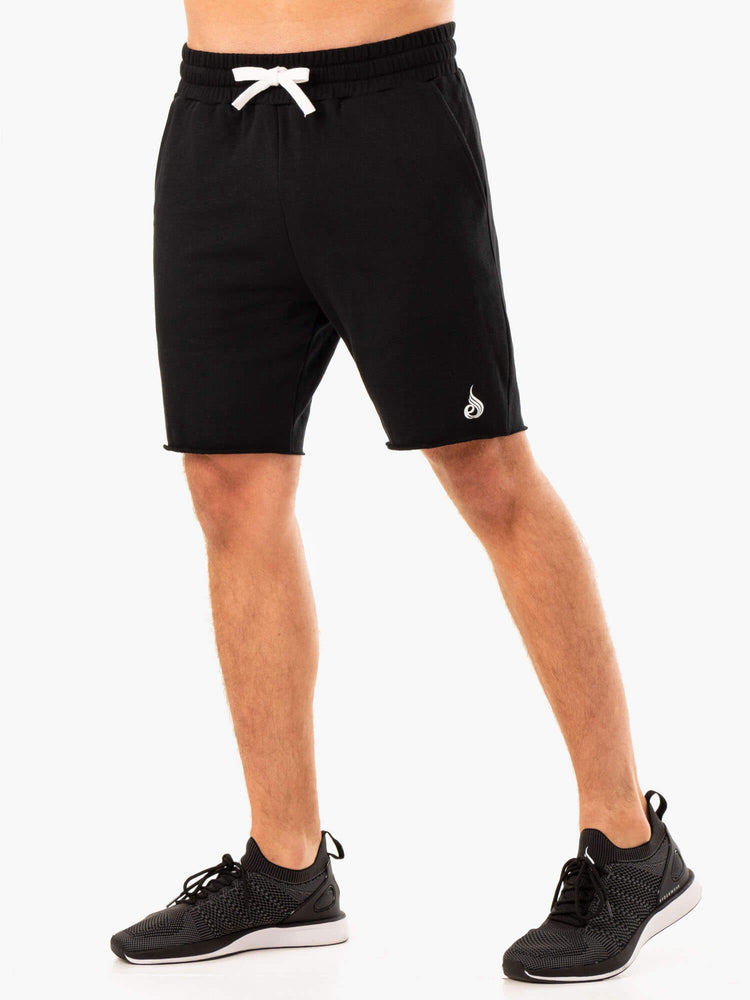 Shorts Ryderwear Recharge Piste Gym Noir Homme | WHE-01856514