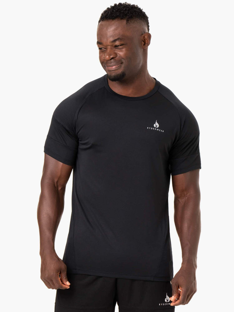 T Shirts Ryderwear Action Mesh Noir Homme | EMX-91196639