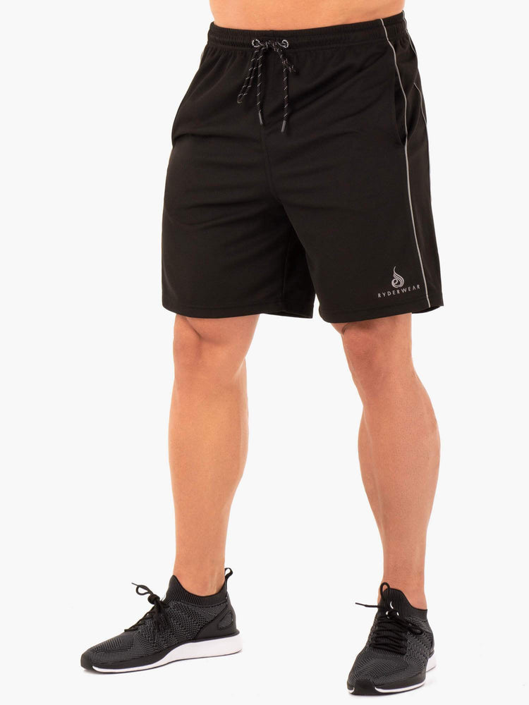 Shorts Ryderwear Performance Mesh Noir Homme | TFZ-30019502