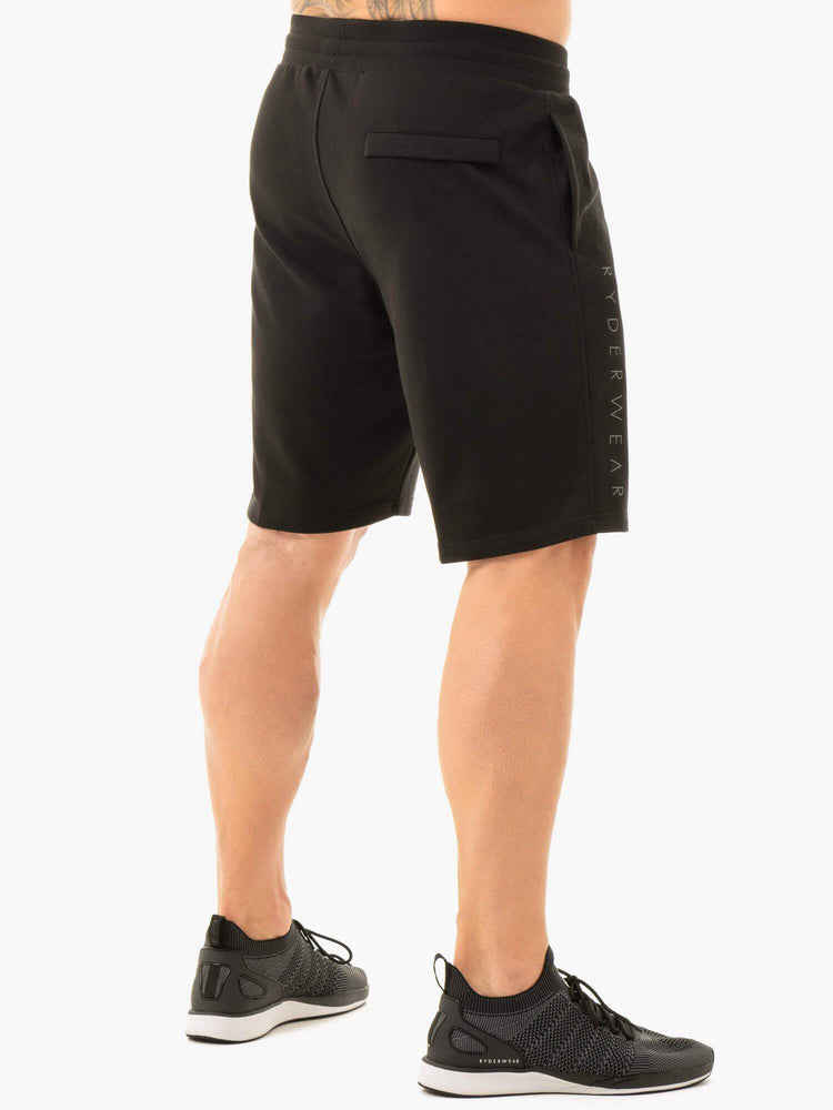 Shorts Ryderwear Original Piste Noir Homme | LAX-73603334