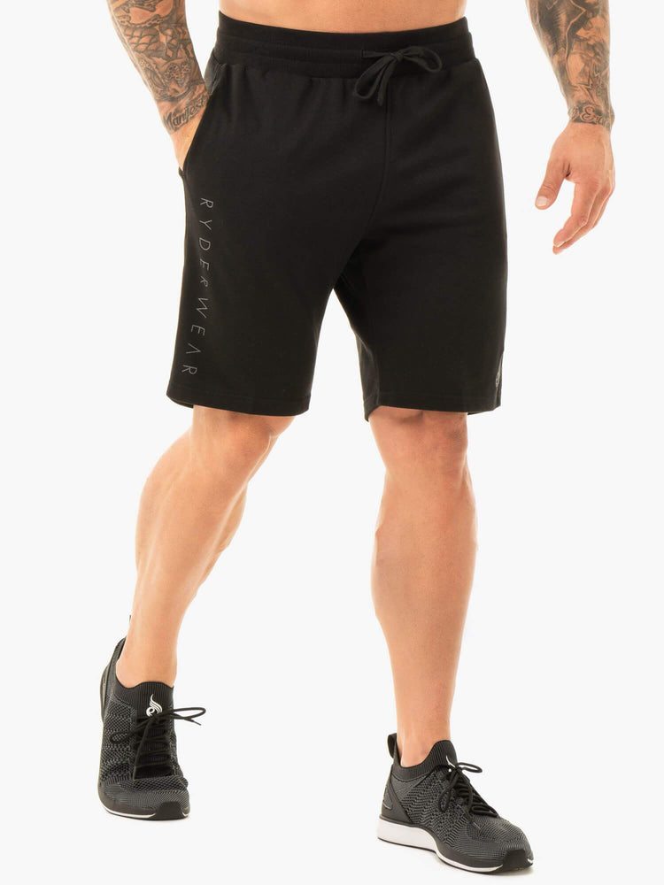 Shorts Ryderwear Original Piste Noir Homme | LAX-73603334