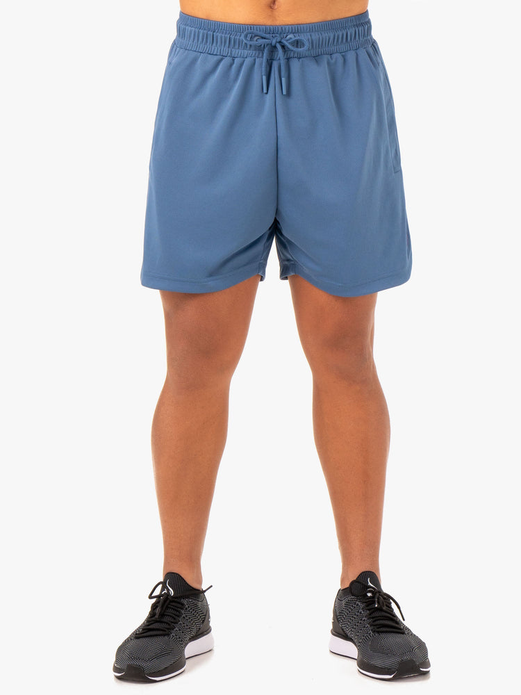 Shorts Ryderwear Mesh Course Bleu Homme | LOS-53441945