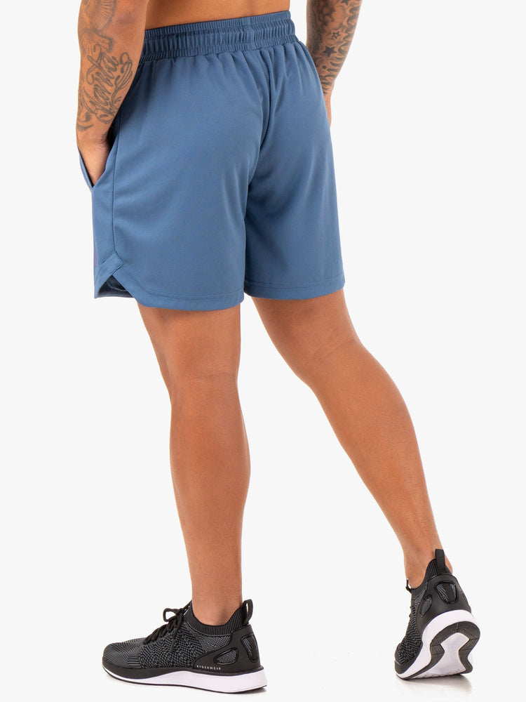 Shorts Ryderwear Mesh Course Bleu Homme | LOS-53441945