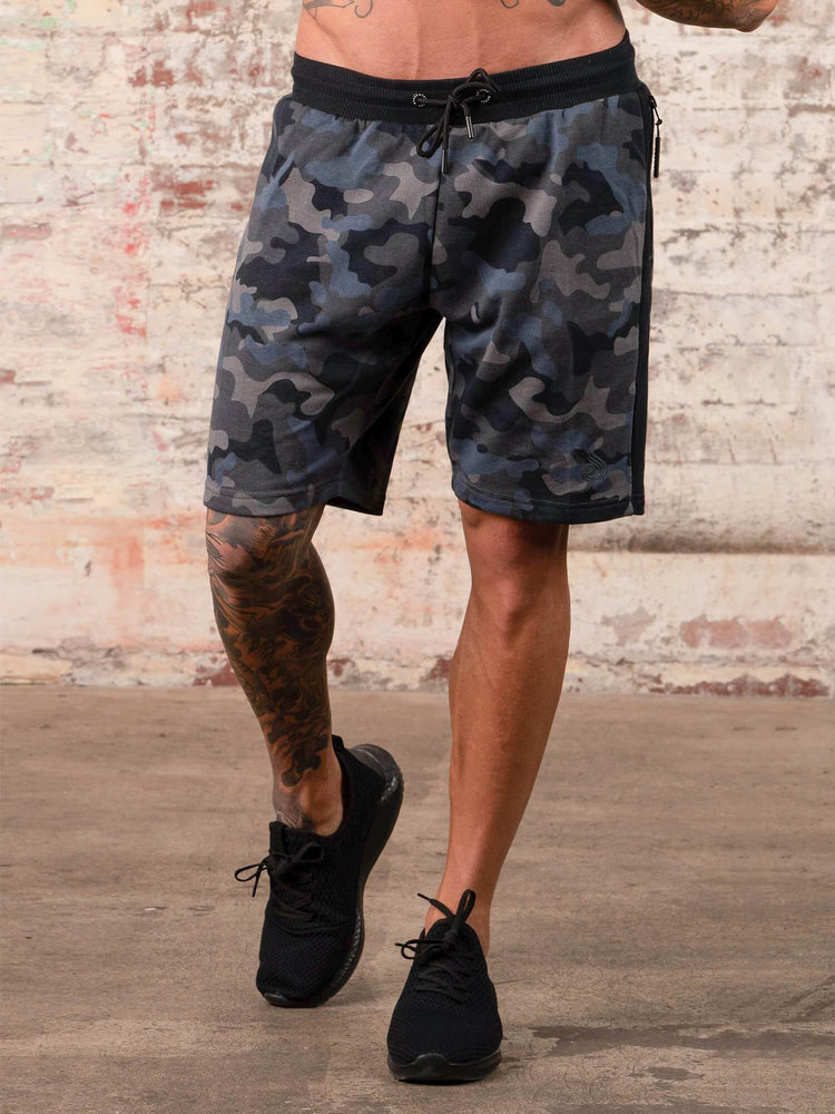 Shorts Ryderwear Camo Piste Noir Homme | TID-11786256