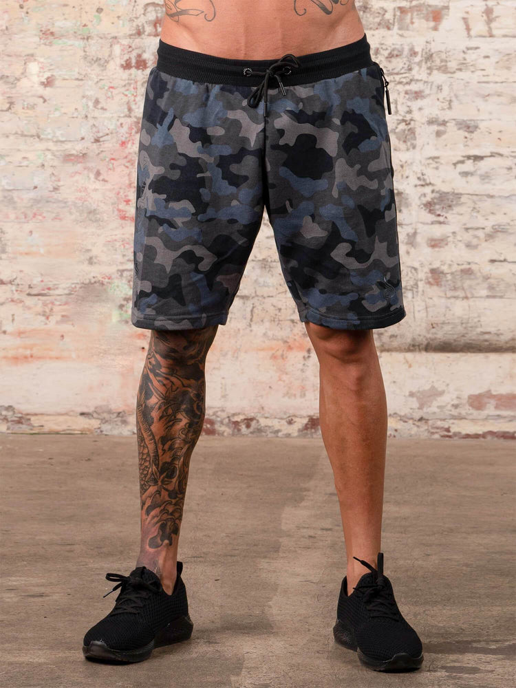 Shorts Ryderwear Camo Piste Noir Homme | TID-11786256