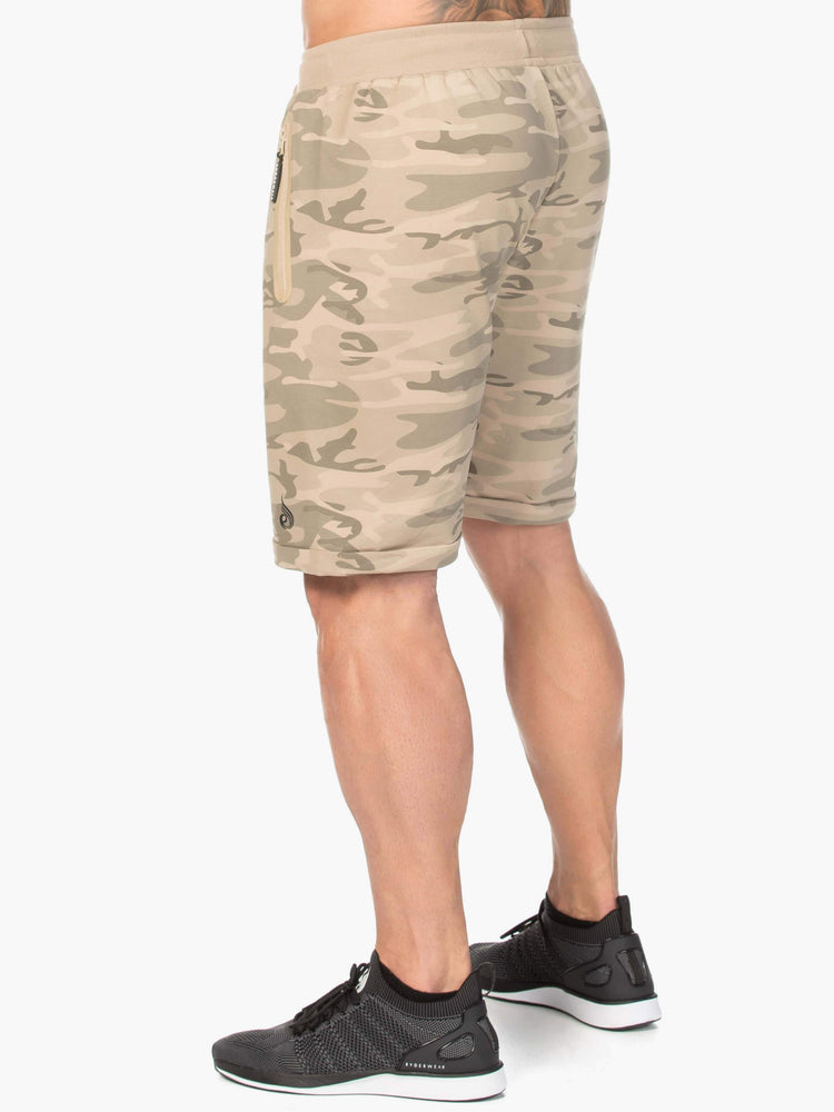 Shorts Ryderwear Fleece Piste Camouflage Homme | YOH-42505451