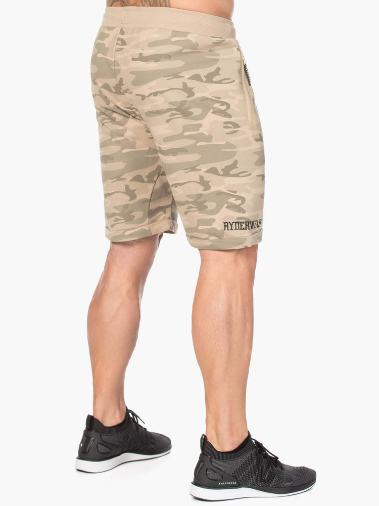 Shorts Ryderwear Fleece Piste Camouflage Homme | YOH-42505451