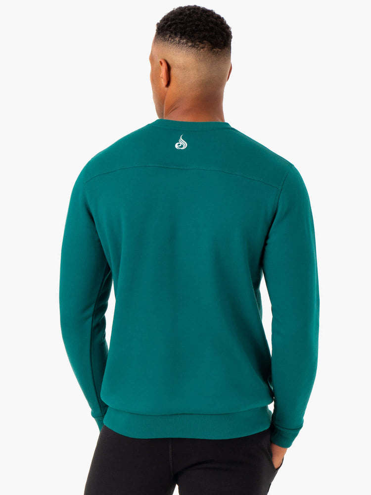 Pullover Ryderwear Recharge Turquoise Homme | HYU-82485241