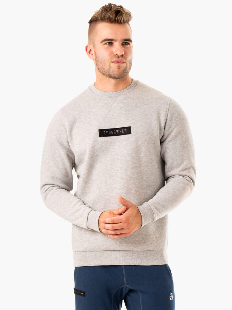 Pullover Ryderwear Recharge Grise Homme | VQS-56598205