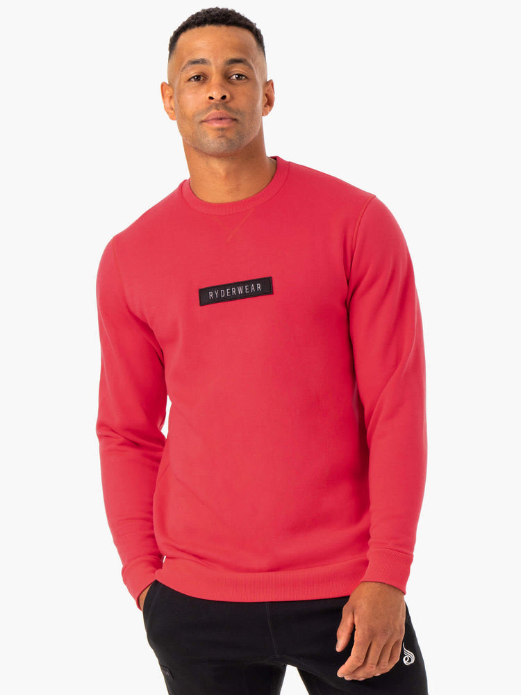 Pullover Ryderwear Recharge Rouge Homme | KUY-16564054