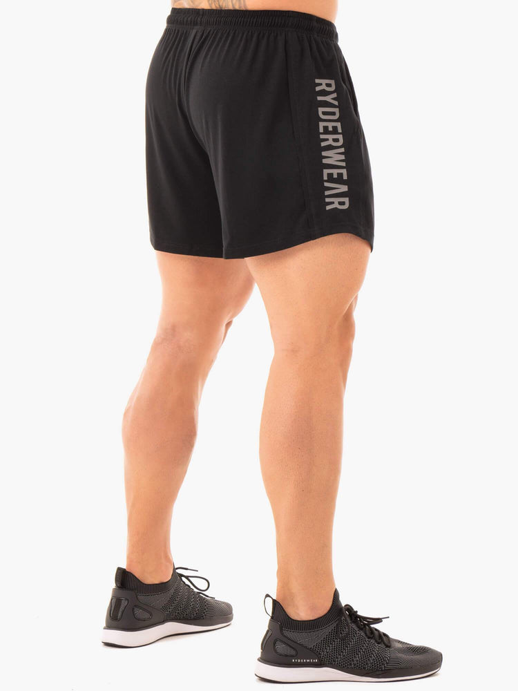 Shorts Ryderwear Arnie Noir Homme | LRP-98246975