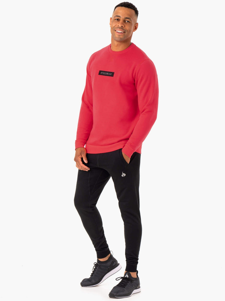 Pullover Ryderwear Recharge Rouge Homme | KUY-16564054