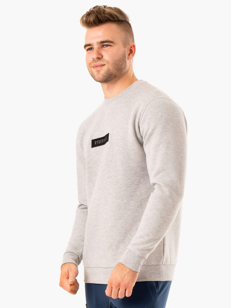 Pullover Ryderwear Recharge Grise Homme | VQS-56598205