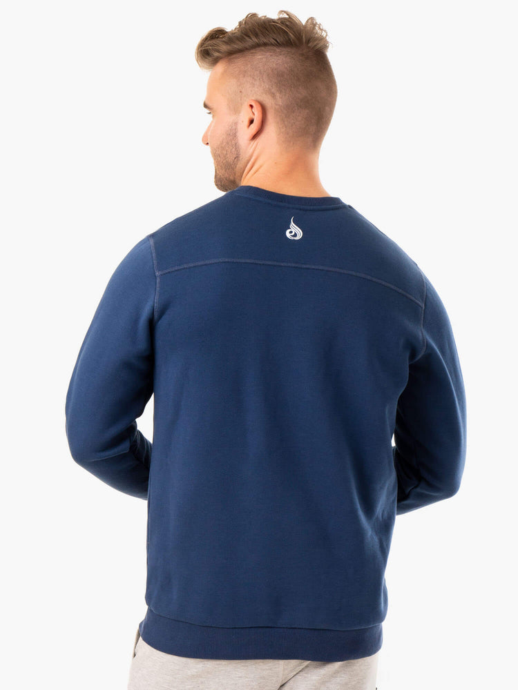 Pullover Ryderwear Recharge Bleu Homme | EAR-81135183