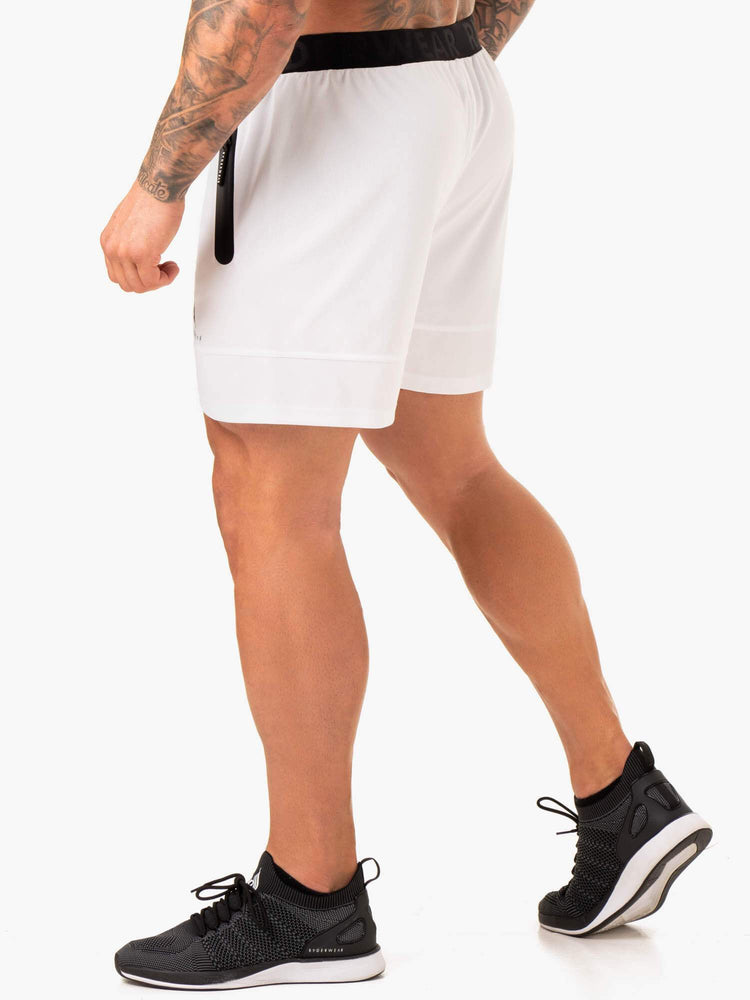 Shorts Ryderwear Action Mesh Blanche Homme | YXH-19703400