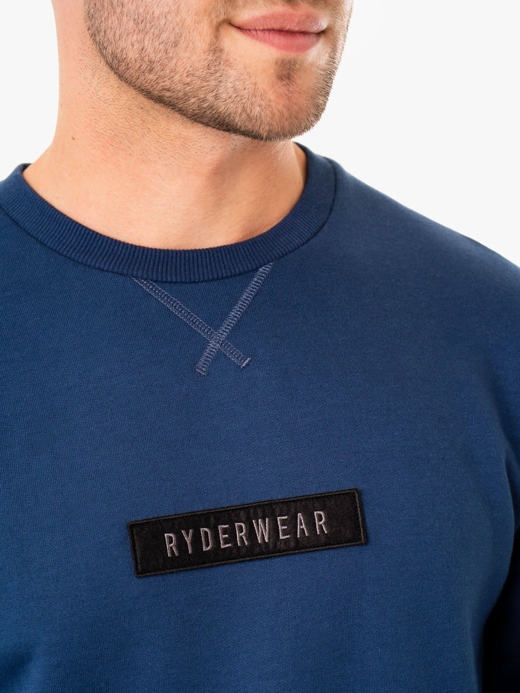 Pullover Ryderwear Recharge Bleu Homme | EAR-81135183