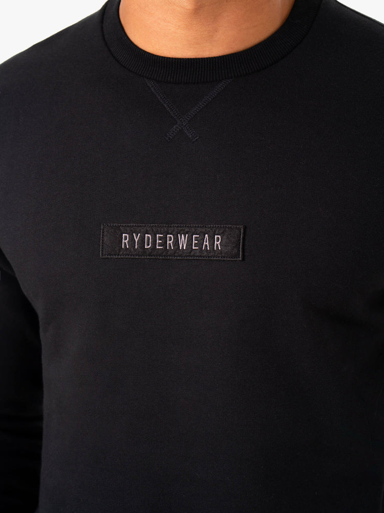 Pullover Ryderwear Recharge Noir Homme | IOB-81033710