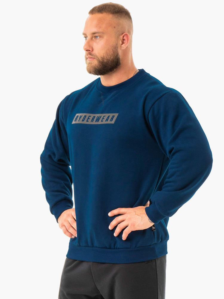 Pullover Ryderwear Force Bleu Marine Homme | GGG-98740454