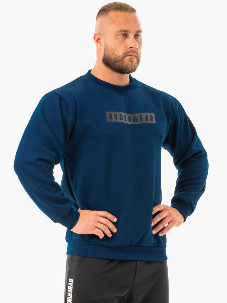 Pullover Ryderwear Force Bleu Marine Homme | GGG-98740454