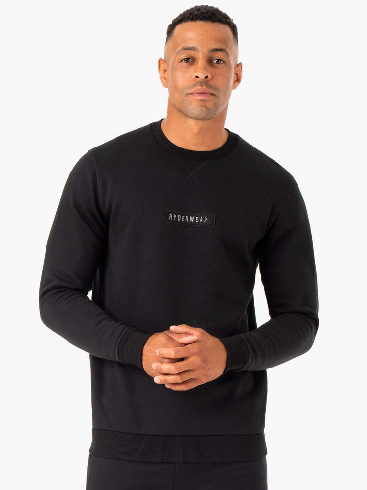 Pullover Ryderwear Recharge Noir Homme | IOB-81033710