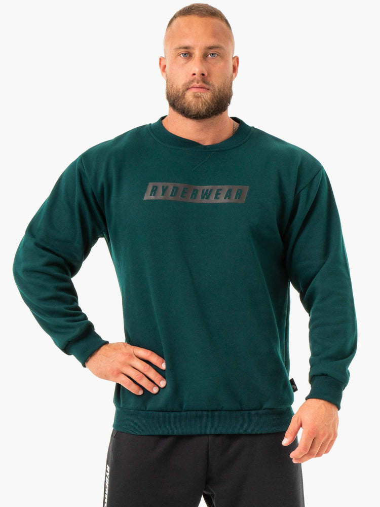 Pullover Ryderwear Force Vert Homme | MNF-88662311