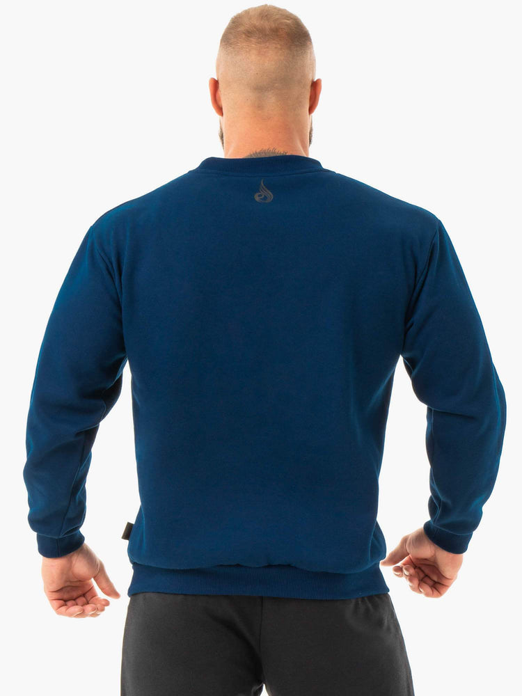 Pullover Ryderwear Force Bleu Marine Homme | GGG-98740454