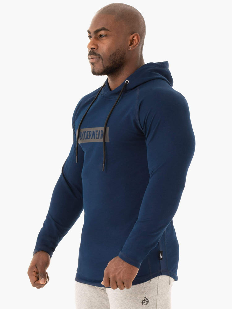 Pulls Ryderwear Base Pullover Bleu Marine Homme | QOW-92355423