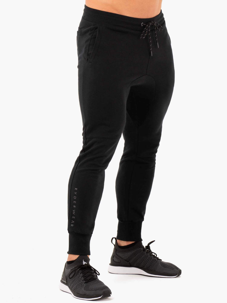 Pantalon Ryderwear Athletic Fleece Piste Noir Homme | CQA-81655167