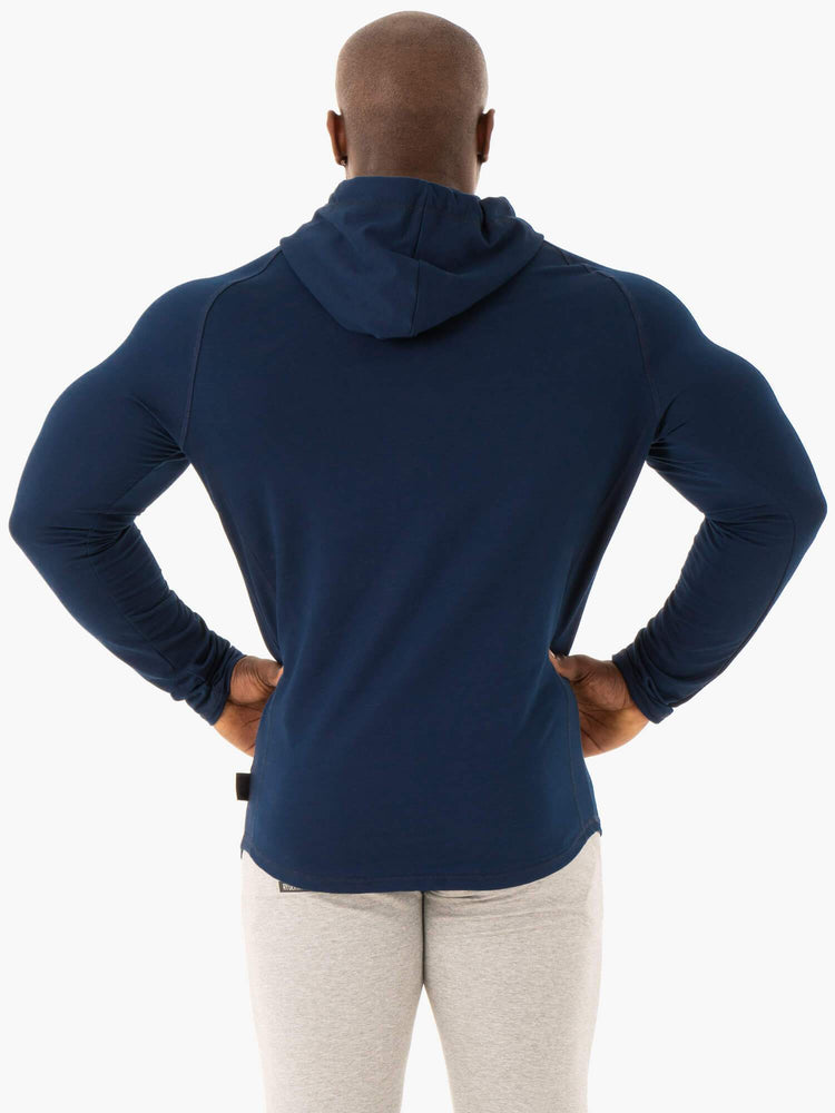 Pulls Ryderwear Base Pullover Bleu Marine Homme | QOW-92355423