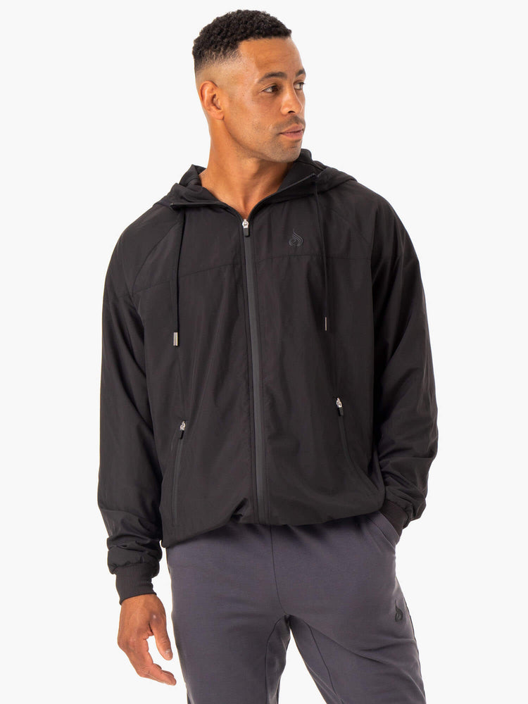 Vestes Ryderwear Optimal Windbreaker Noir Homme | RXM-12377076