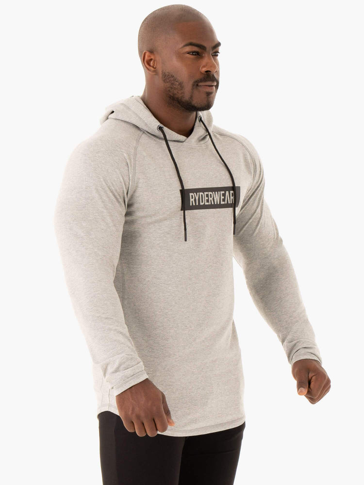 Pulls Ryderwear Base Pullover Grise Homme | UZW-95093623