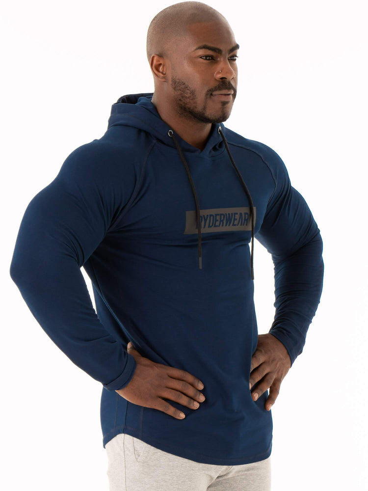 Pulls Ryderwear Base Pullover Bleu Marine Homme | QOW-92355423