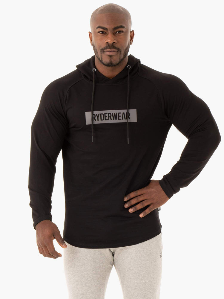 Pulls Ryderwear Base Pullover Noir Homme | DWF-68319987