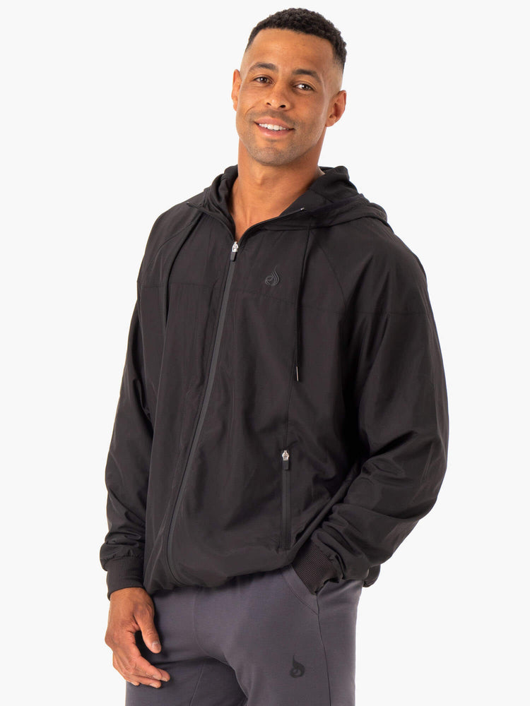 Vestes Ryderwear Optimal Windbreaker Noir Homme | RXM-12377076