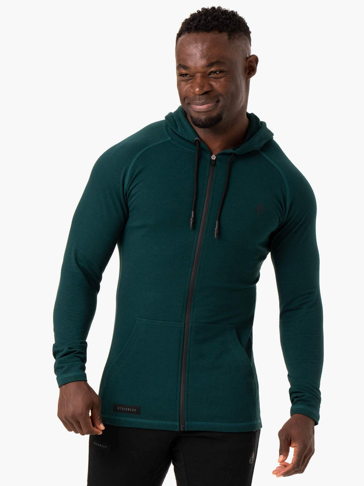 Vestes Ryderwear Endurance Zip Up Vert Homme | GMZ-54003620