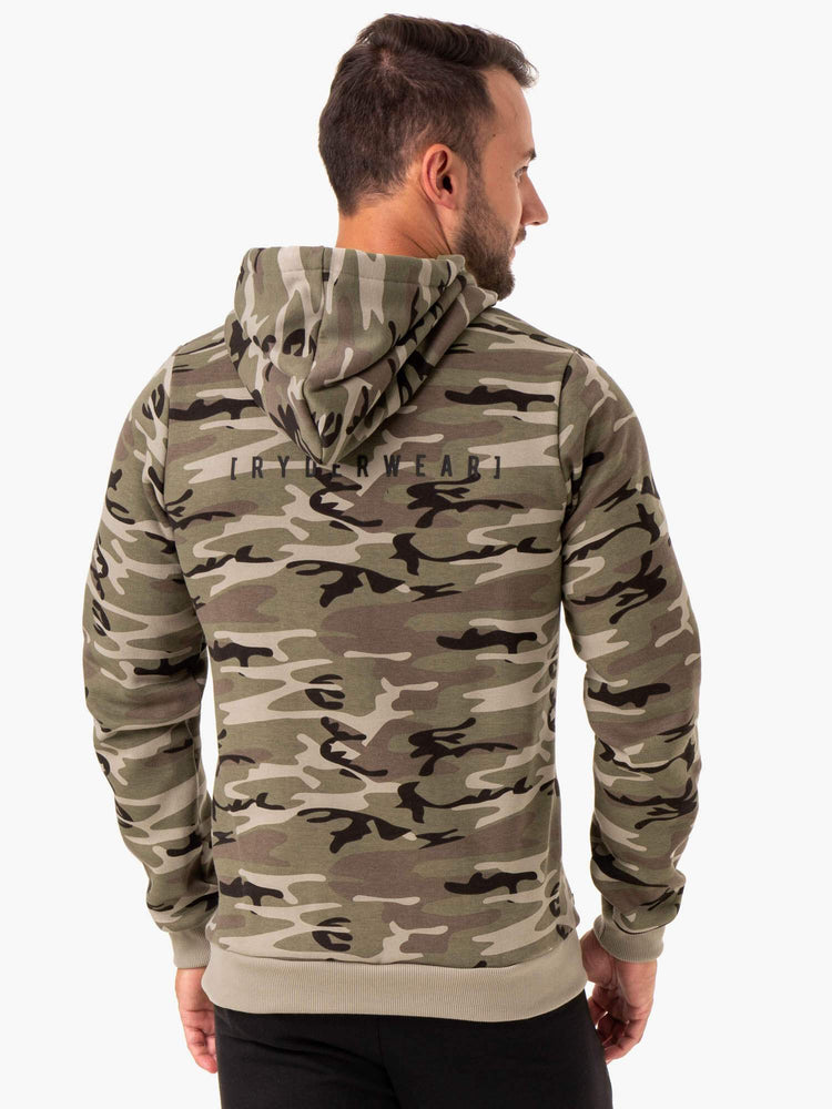 Sweat à Capuche Ryderwear Tech Pullover Camouflage Homme | TPW-36063758