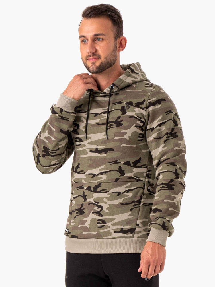 Sweat à Capuche Ryderwear Tech Pullover Camouflage Homme | TPW-36063758