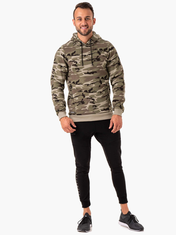 Sweat à Capuche Ryderwear Tech Pullover Camouflage Homme | TPW-36063758